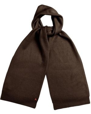Chinti & Parker Gestrickter Schal Mit Geripptem Saum - Braun