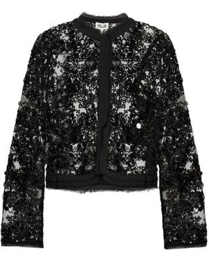 Baum und Pferdgarten Bethina Sequin-Embellished Jacket - Black