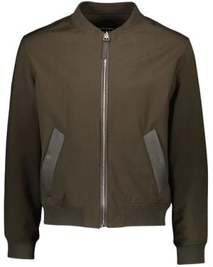 Yves Salomon Waterproof Varsity Jacket - Green