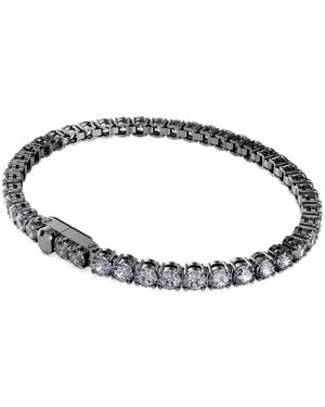 Swarovski Matrix Tennis Bracelet - Metallic