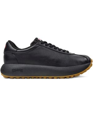 Camper Leather Pelotas Trainers - Black