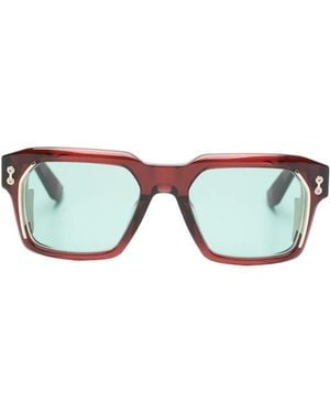 Akoni Pegasus-Two Square-Frame Sunglasses - Brown