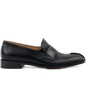 MM6 by Maison Martin Margiela Tabi レザーローファー - ブラック