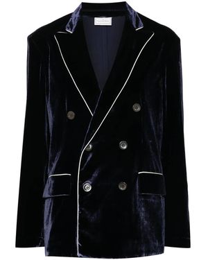 Pierre Louis Mascia Velvet Blazer - Black