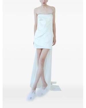 The New Arrivals Ilkyaz Ozel Embellished Mini Dress - White