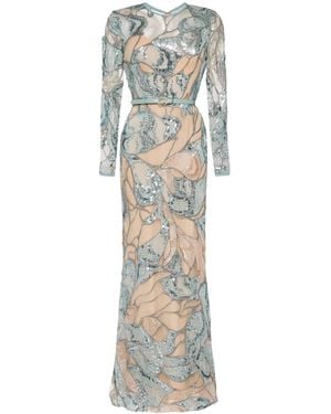 Elie Saab Thalassa Long Gown - Natural