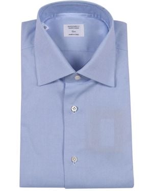 Mazzarelli Camicia Royal Oxford - Blu