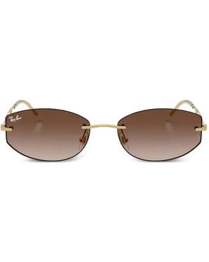 Ray-Ban Occhiali Da Sole Arista Con Montatura A Giorno - Metallizzato