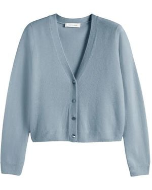 Chinti & Parker V-Neck Cardigan - Blue