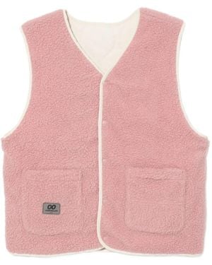 Chocoolate Logo-Patch Gilet - Pink