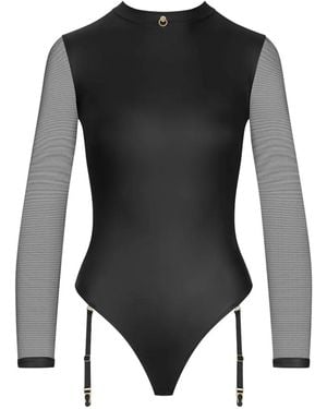 Maison Close Chambre Noire Long-Sleeve Body - Black