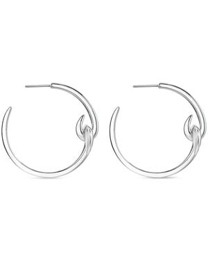 Shaun Leane Sterling Hook Earrings - White