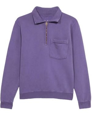 Fortela Sweat À Col Zippé - Purple