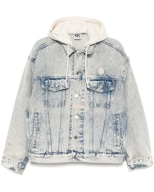 Aape By A Bathing Ape Aapenow Denim Jacket - Blue