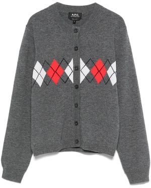 A.P.C. Wollen Vest - Grijs
