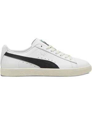 PUMA Clyde Leather "white Black" スニーカー - ホワイト
