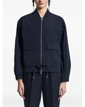 Peserico Flap-Pocket Bomber Jacket - Blue
