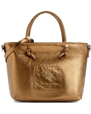 V73 Logo-Patch Tote Bag - Brown