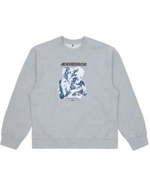 Adererror Logo-Print Sweatshirt - Blue