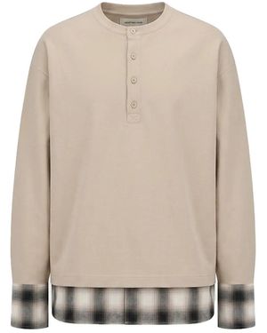 Feng Chen Wang T-Shirt A Maniche Lunghe - Bianco