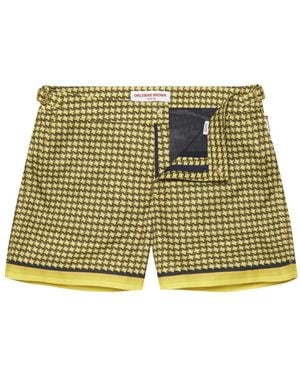 Orlebar Brown Zwembroek Meet Rits - Groen