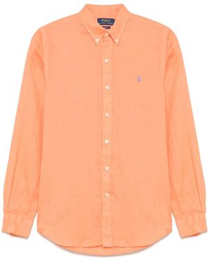 Polo Ralph Lauren リネンシャツ - オレンジ