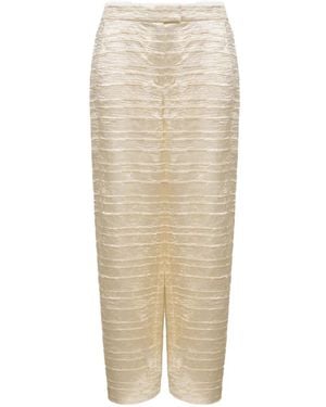 Jonathan Simkhai Pantalon Jette À Plis - White