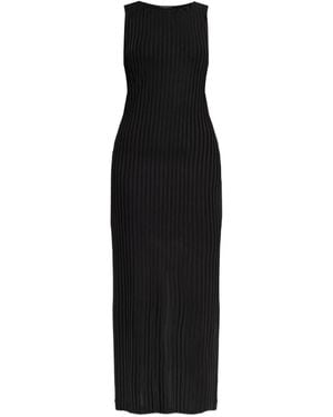 Rag & Bone Ribbed Sleeveless Dress - Black