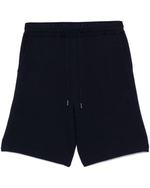 Bompard Knitted Shorts - Blue