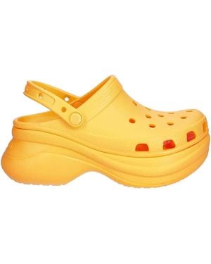 Crocs™ Perforated Platform Slides - Yellow