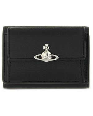 Vivienne Westwood Small Orb Logo Wallet - Black