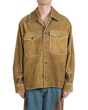 Uma Wang Corduroy Shirt Jacket - Natural