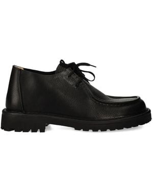 Astorflex Lug-Sole Lace-Up Loafers - Black