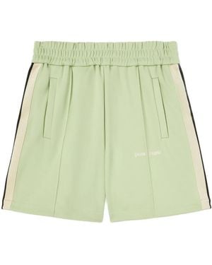 Palm Angels Joggingshorts Mit Logo - Grün