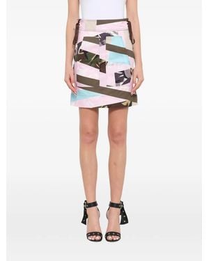 KENZO - Broken Camo Skirt - Women - Cotton - 36 - Multicolour