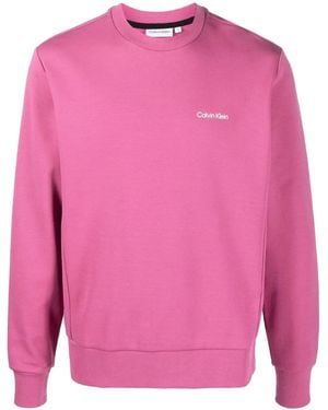 Calvin Klein Sudadera con logo estampado - Rosa