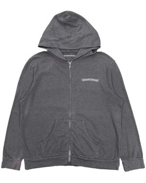 Chrome Hearts Matty Boy Zip-Up Hoodie - Grey