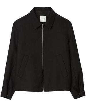 Sandro Zip-Front Jacket - Black