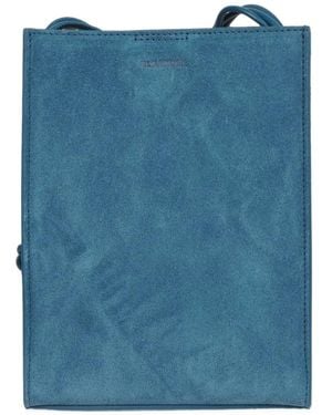 Jil Sander Small Tangle Braided-Strap Cross Body Bag - Blue