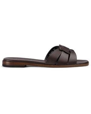 Doucal's Sandalen Aus Leder - Braun