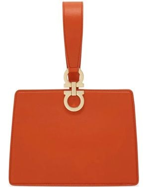 Ferragamo Bolso de mano mini - Naranja
