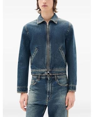 Ann Demeulemeester Chaqueta Vaquera Rocco - Azul