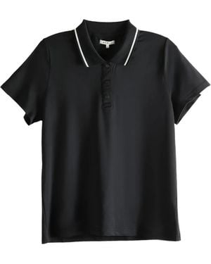 Malbon Golf Logo-Print Polo Shirt - Black