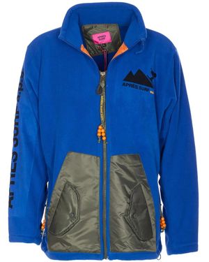 Pret-a-surf High-neck Zip-up Role Jacket - Blue