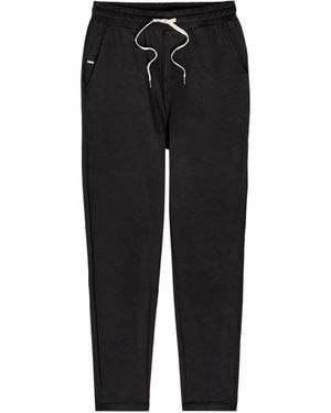 Vuori Ponto Pant 30" Drawstring Marl Track Trousers - Black