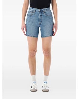 Levi's 501 Mid Thigh Denim Shorts - Blue