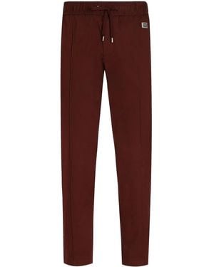 Dolce & Gabbana ドローストリング トラックパンツ - レッド