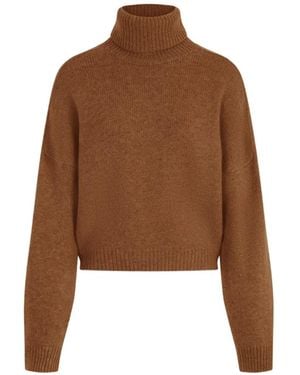 LeKasha Bangkok Roll-Neck Jumper - Brown