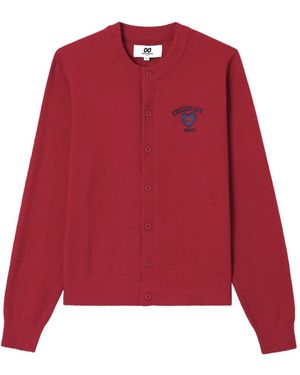 Chocoolate Logo-Embroidered Knit Cardigan