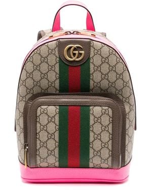 Gucci Small Ophidia Gg Backpack - Pink